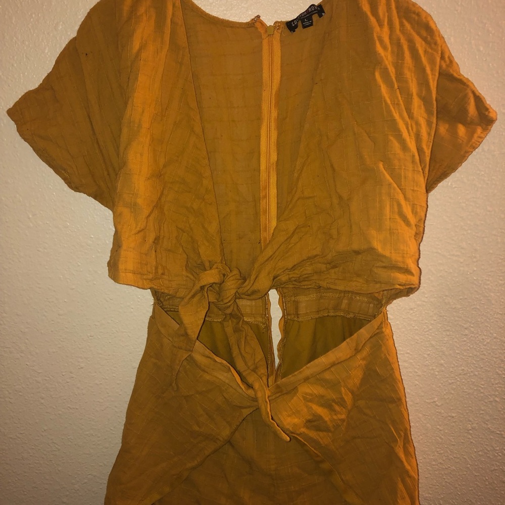 Yellow romper